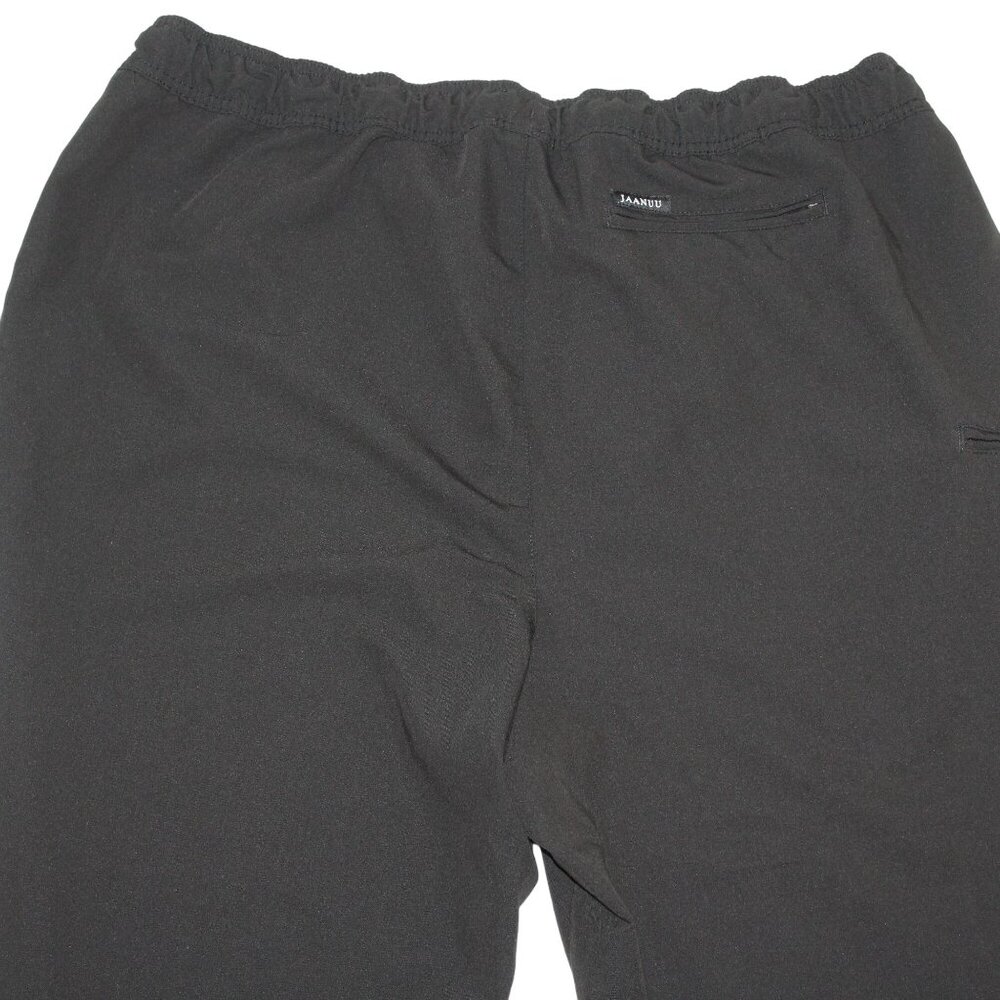 Jaanu Womens 3XL 5 Pocket Jogger Scrub Pants Black Elastic Drawstring Medical - Picture 8 of 15